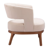 Penryn Chair, Beige-Furniture - Chair-High Fashion Home