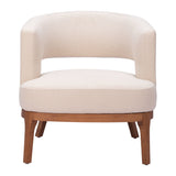 Penryn Chair, Beige-Furniture - Chair-High Fashion Home