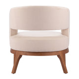 Penryn Chair, Beige-Furniture - Chair-High Fashion Home