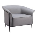 Burry Chair, Slate Gray-Furniture - Chair-High Fashion Home
