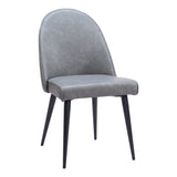 Silloth Armless Dining Chair, Gray, Set of 2-Furniture - Dining-High Fashion Home