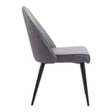 Silloth Armless Dining Chair, Gray, Set of 2-Furniture - Dining-High Fashion Home