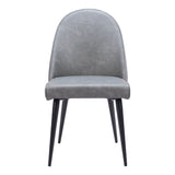 Silloth Armless Dining Chair, Gray, Set of 2-Furniture - Dining-High Fashion Home