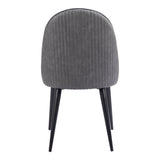 Silloth Armless Dining Chair, Gray, Set of 2-Furniture - Dining-High Fashion Home
