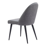 Silloth Armless Dining Chair, Gray, Set of 2-Furniture - Dining-High Fashion Home