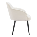 Jolie Dining Chair, Ivory, Set of 2-Furniture - Dining-High Fashion Home