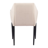 Andover Dining Chair, Beige, Set of 2-Furniture - Dining-High Fashion Home