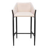 Andover Bar Stool, Beige-Furniture-High Fashion Home