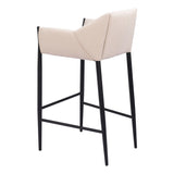 Andover Bar Stool, Beige-Furniture-High Fashion Home
