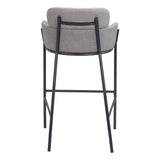 Bremor Barstool, Slate Gray-Furniture-High Fashion Home