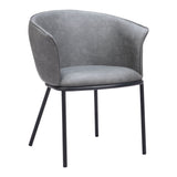 Garston Dining Chair, Gray-Furniture - Dining-High Fashion Home