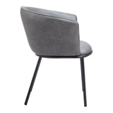 Garston Dining Chair, Gray-Furniture - Dining-High Fashion Home