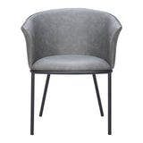 Garston Dining Chair, Gray-Furniture - Dining-High Fashion Home