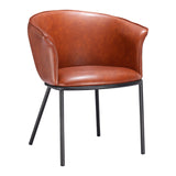 Garston Dining Chair, Brown-Furniture - Dining-High Fashion Home
