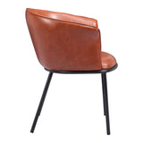 Garston Dining Chair, Brown-Furniture - Dining-High Fashion Home
