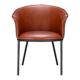 Garston Dining Chair, Brown-Furniture - Dining-High Fashion Home