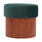 Boto Storage Ottoman, Green-Furniture-High Fashion Home