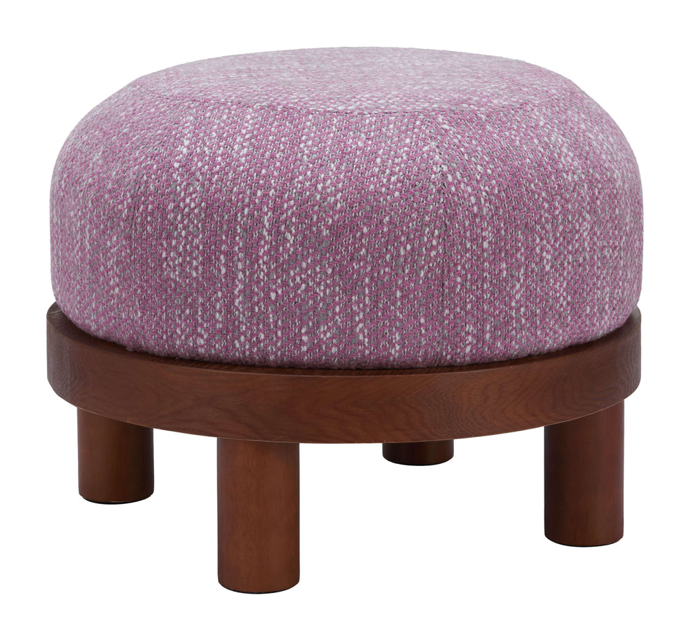 Gome Ottoman, Wisteria Purple-Furniture - Benches-High Fashion Home