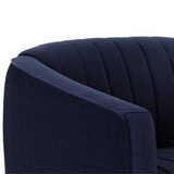 Garrison Swivel Lounge Chair, Abbington Navy