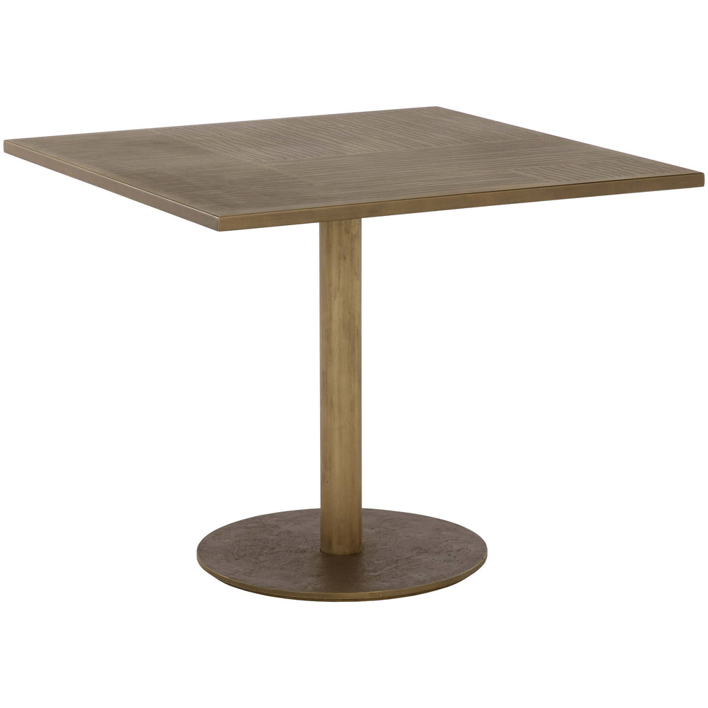 Corina Bistro Table, Antique Brass-Furniture - Accent Tables-High Fashion Home