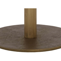Corina Bistro Table, Antique Brass