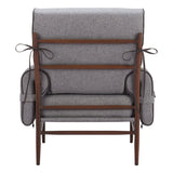 Klem Chair, Gray-Furniture - Chair-High Fashion Home