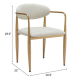 Zens Dining Chair, Quill Gray, Set of 2-Furniture - Dining-High Fashion Home