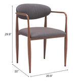 Zens Dining Chair, Truffle Gray, Set of 2-Furniture - Dining-High Fashion Home
