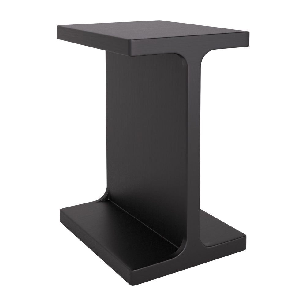 Bama Side Table, Black-Furniture - Accent Tables-High Fashion Home