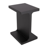 Bama Side Table, Black-Furniture - Accent Tables-High Fashion Home