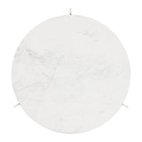Barmas Coffee Table, White-Furniture - Accent Tables-High Fashion Home