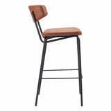 Charon Barstool, Vintage Brown, Set of 2-Furniture-High Fashion Home