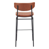 Charon Barstool, Vintage Brown, Set of 2-Furniture-High Fashion Home