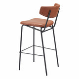 Charon Barstool, Vintage Brown, Set of 2-Furniture-High Fashion Home
