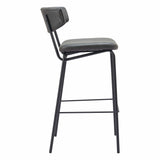 Charon Barstool, Vintage Black, Set of 2-Furniture-High Fashion Home
