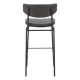 Charon Barstool, Vintage Black, Set of 2-Furniture-High Fashion Home