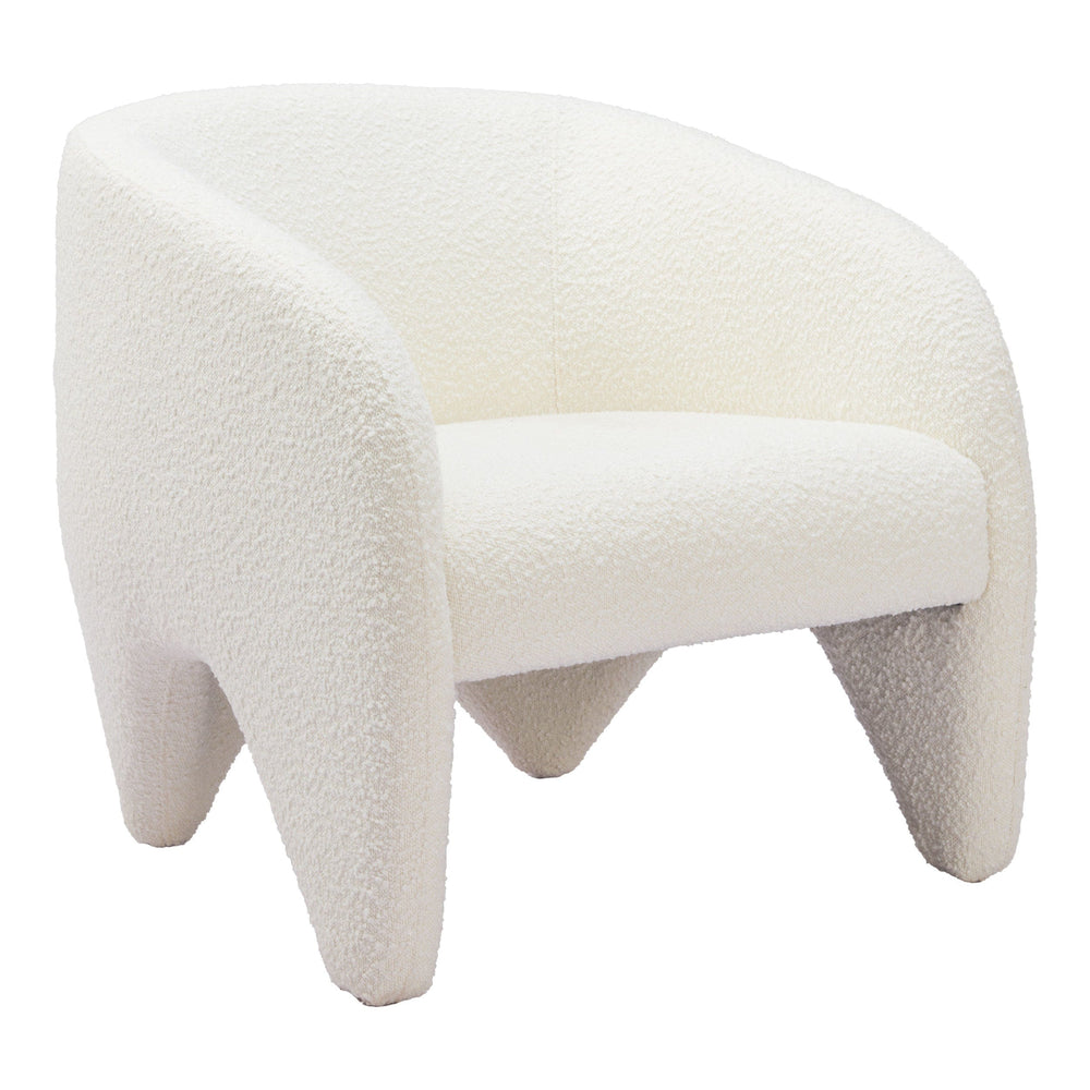 Lopta Chair, White-Furniture - Chair-High Fashion Home