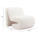 Opam Chair, White-Furniture - Chair-High Fashion Home