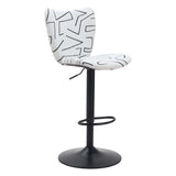 Elevate Bar Stool, White, Set of 2-Furniture-High Fashion Home