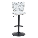 Elevate Bar Stool, White, Set of 2-Furniture-High Fashion Home
