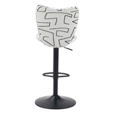 Elevate Bar Stool, White, Set of 2-Furniture-High Fashion Home
