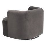 Mugav Swivel Chair, Gray-Furniture - Chair-High Fashion Home