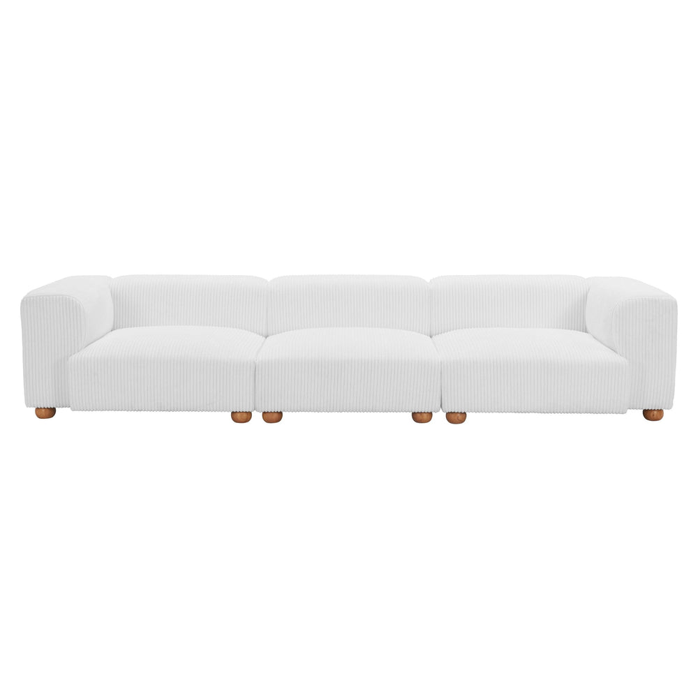 Tayte Sofa, White-Furniture - Sofas-High Fashion Home