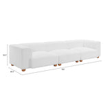 Tayte Sofa, White-Furniture - Sofas-High Fashion Home
