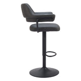 Erret Bar Stool, Gray-Furniture-High Fashion Home