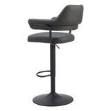 Erret Bar Stool, Gray-Furniture-High Fashion Home