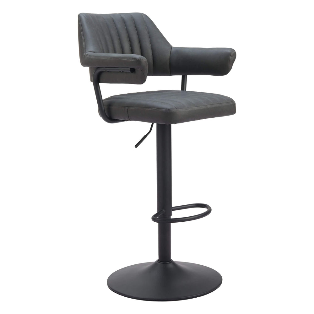 Erret Bar Stool, Gray-Furniture-High Fashion Home