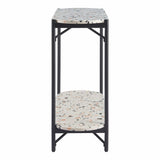 Tuxedo Console Table, Multicolor-Furniture - Accent Tables-High Fashion Home