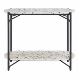 Tuxedo Console Table, Multicolor-Furniture - Accent Tables-High Fashion Home