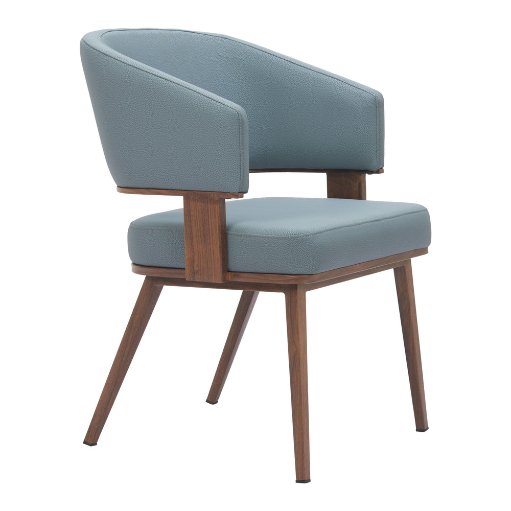 Poise Dining Chair, Azure Gray-Furniture - Dining-High Fashion Home